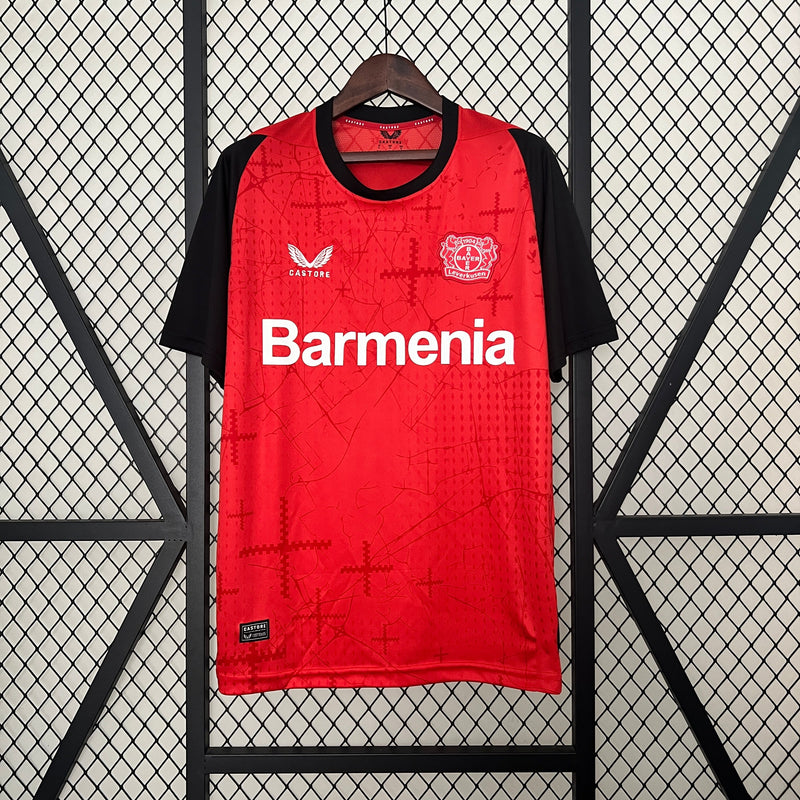 CAMISA DO BAYERN LEVERKUSEM 24/25 VERMELHO