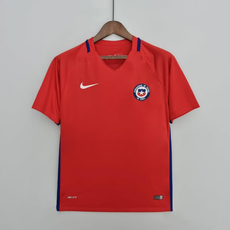 Camisa Retrô Seleção Chile 2016/17 Home - ResPeita Sports