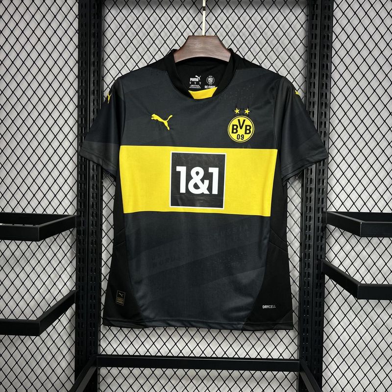 CAMISA DO BORUCIA DORTMUND 24/25 PRETO E AMARELO