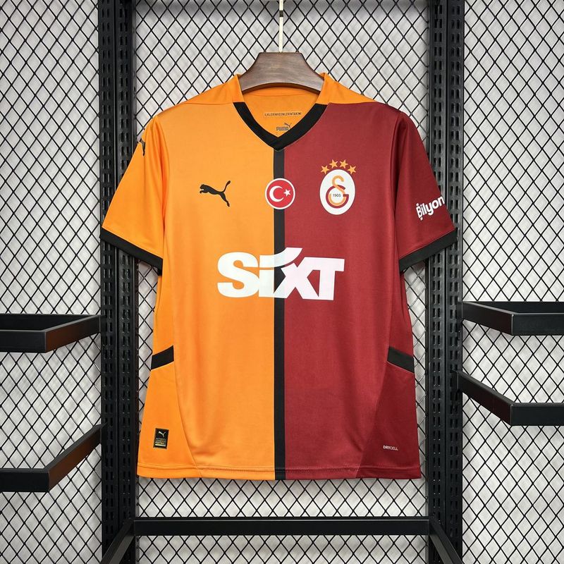 CAMISA DO GALATASSARAY 23/24 LARANJA E VERMELHO