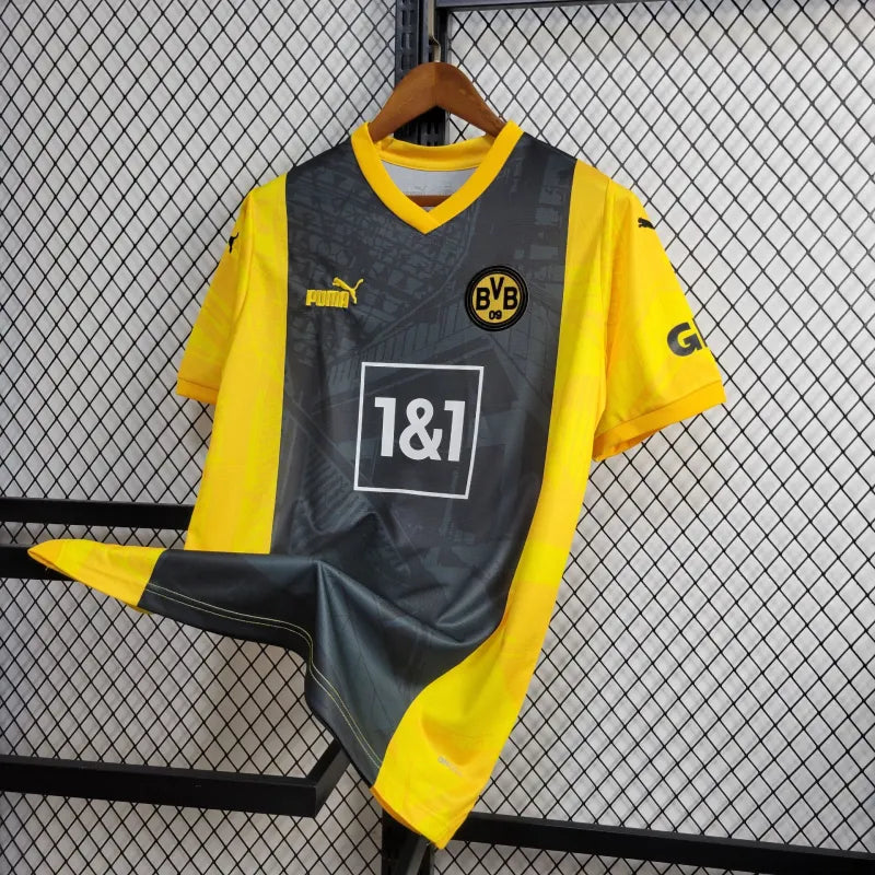 CAMISA DO BORUCIA DORTMUND 24/25 AMARELO E PRETO EDIÇÃO ESPECIAL