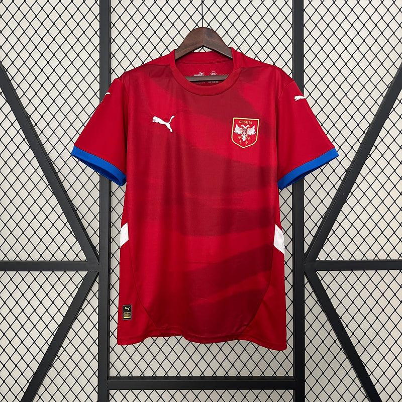 CAMISA DA SELEÇÃO DO SERVIA 24/25 VERMELHO