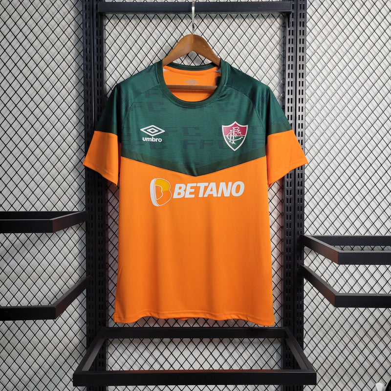 CAMISA DO FLUMINENSE 23/24 LARANJA E VERDE