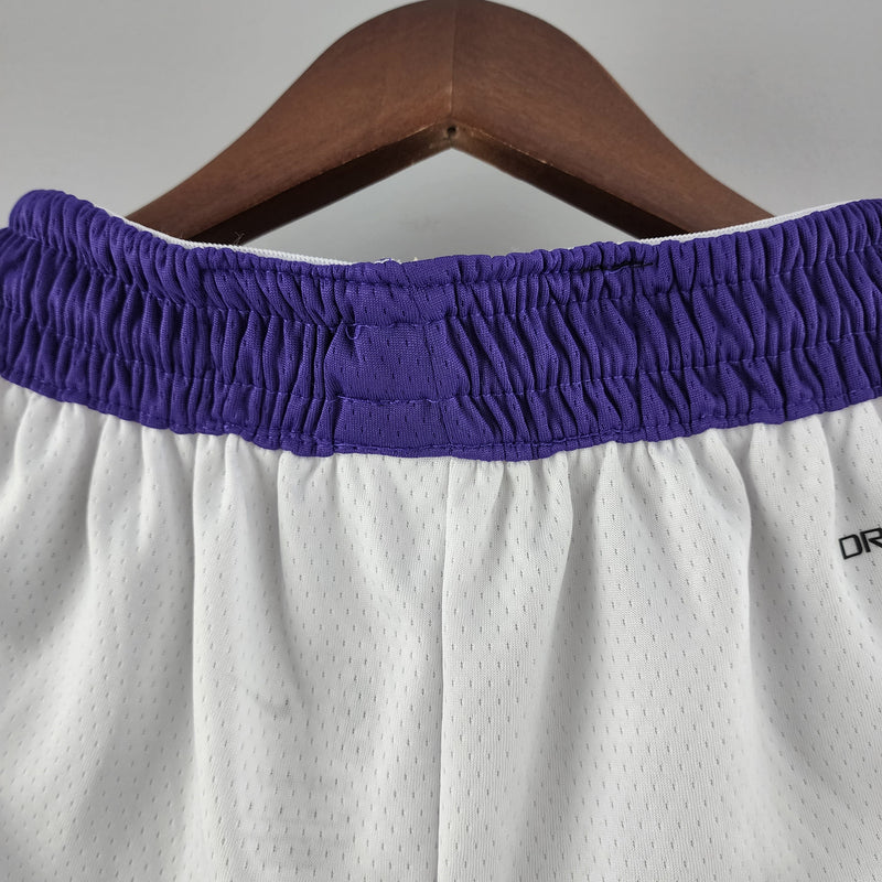 Shorts 75th anniversary Los Angeles Lakers white NBA