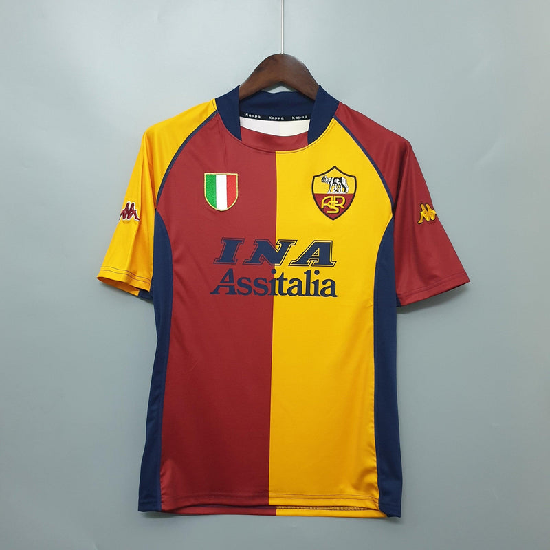 Camisa Retrô AC Roma 2001/02 Home - ResPeita Sports