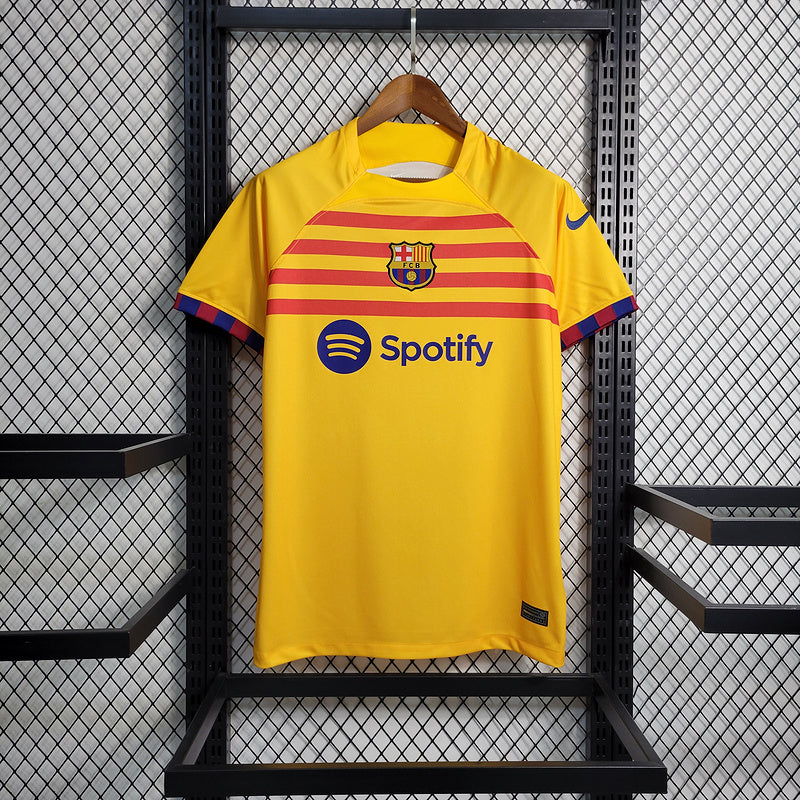 CAMISA DO BARCELONA 23/24 AMARELO