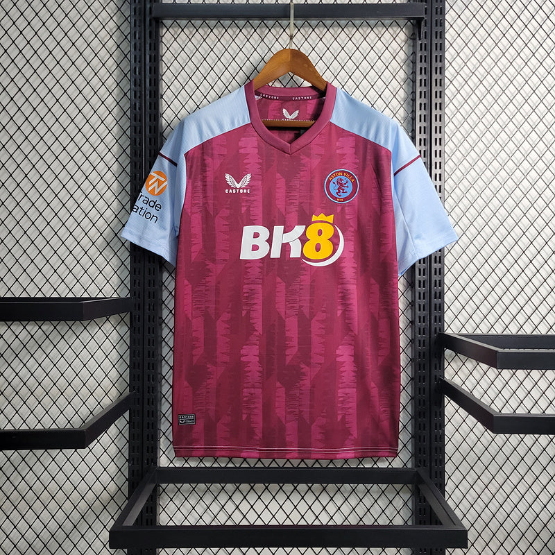 CAMISA DO ASTON VILLA 23/24 VERMELHO