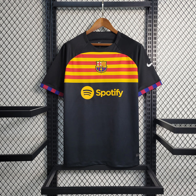 CAMISA DO BARCELONA 23/24 BLACK TREINO