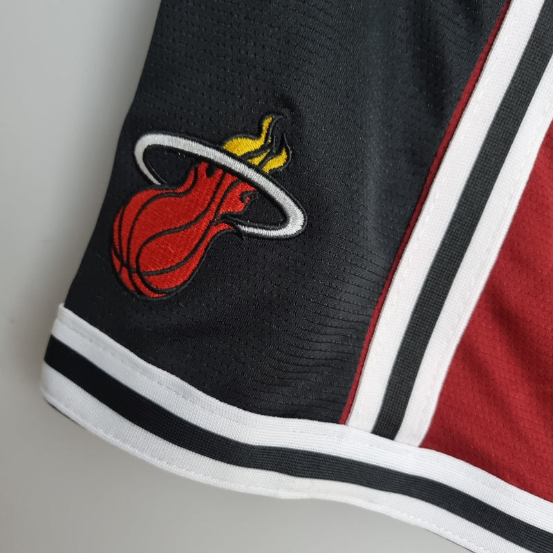 Shorts  Miami Heat Red Black NBA