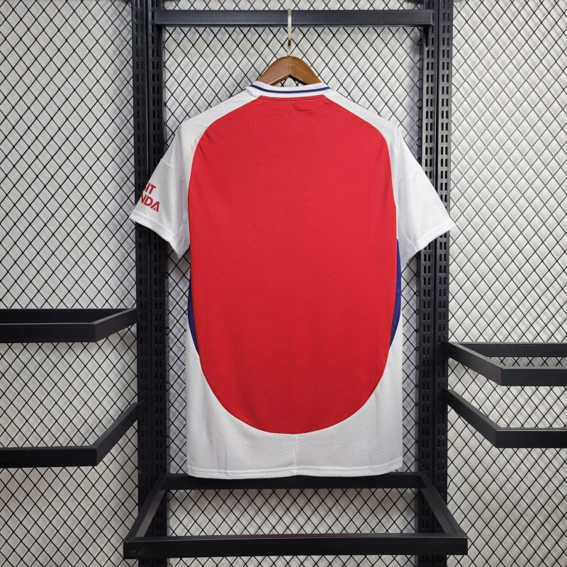 CAMISA DO ARSENAL 24/25 VERMELHO E BRANCO