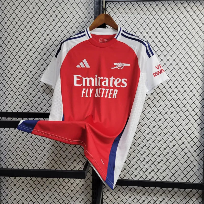 CAMISA DO ARSENAL 24/25 VERMELHO E BRANCO