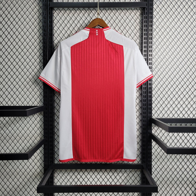 CAMISA DO AJAX 23/24 VERMELHO E BRANCO