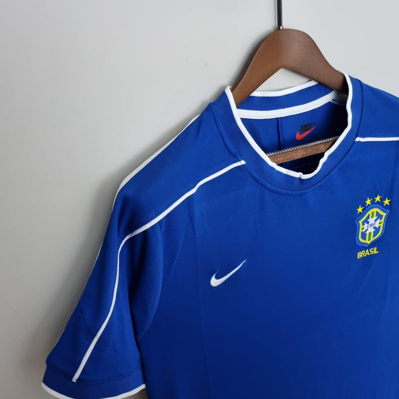 Camisa Retrô Seleção Brasil 1998/98 Away - ResPeita Sports