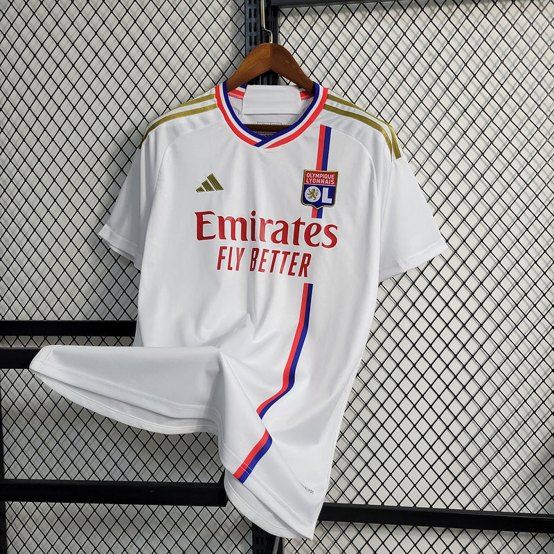 CAMISA DO LYON 23/24 BRANCO