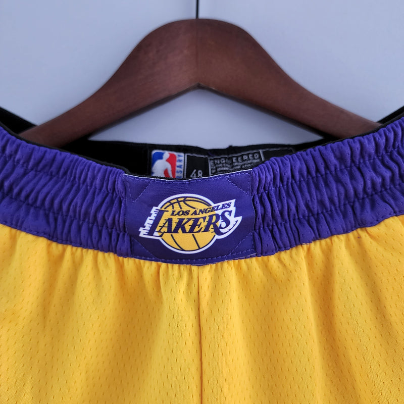 Shorts 75th Anniversary Los Angeles Lakers Yellow NBA