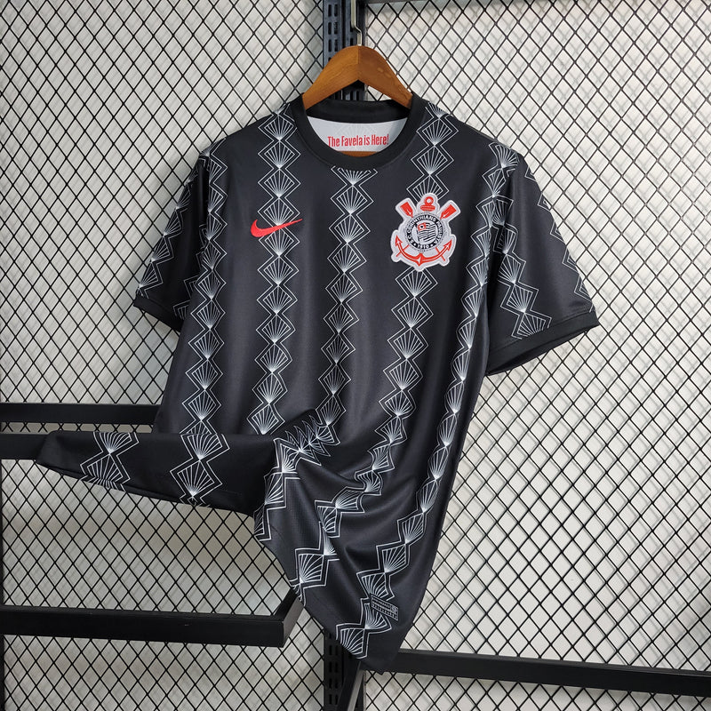 CAMISA DO CORINTHIANS 23/24 PRETO TREINO