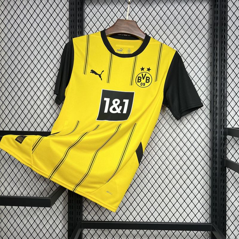 CAMISA DO BORUSSIA DORTMUND 24/25 AMARELO E PRETO