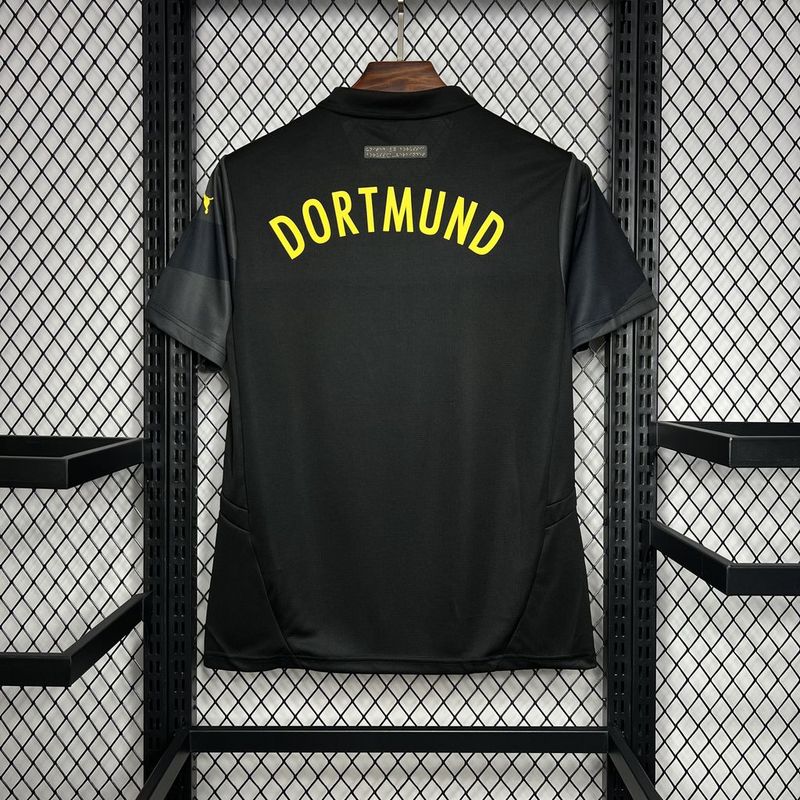 CAMISA DO BORUCIA DORTMUND 24/25 PRETO E AMARELO